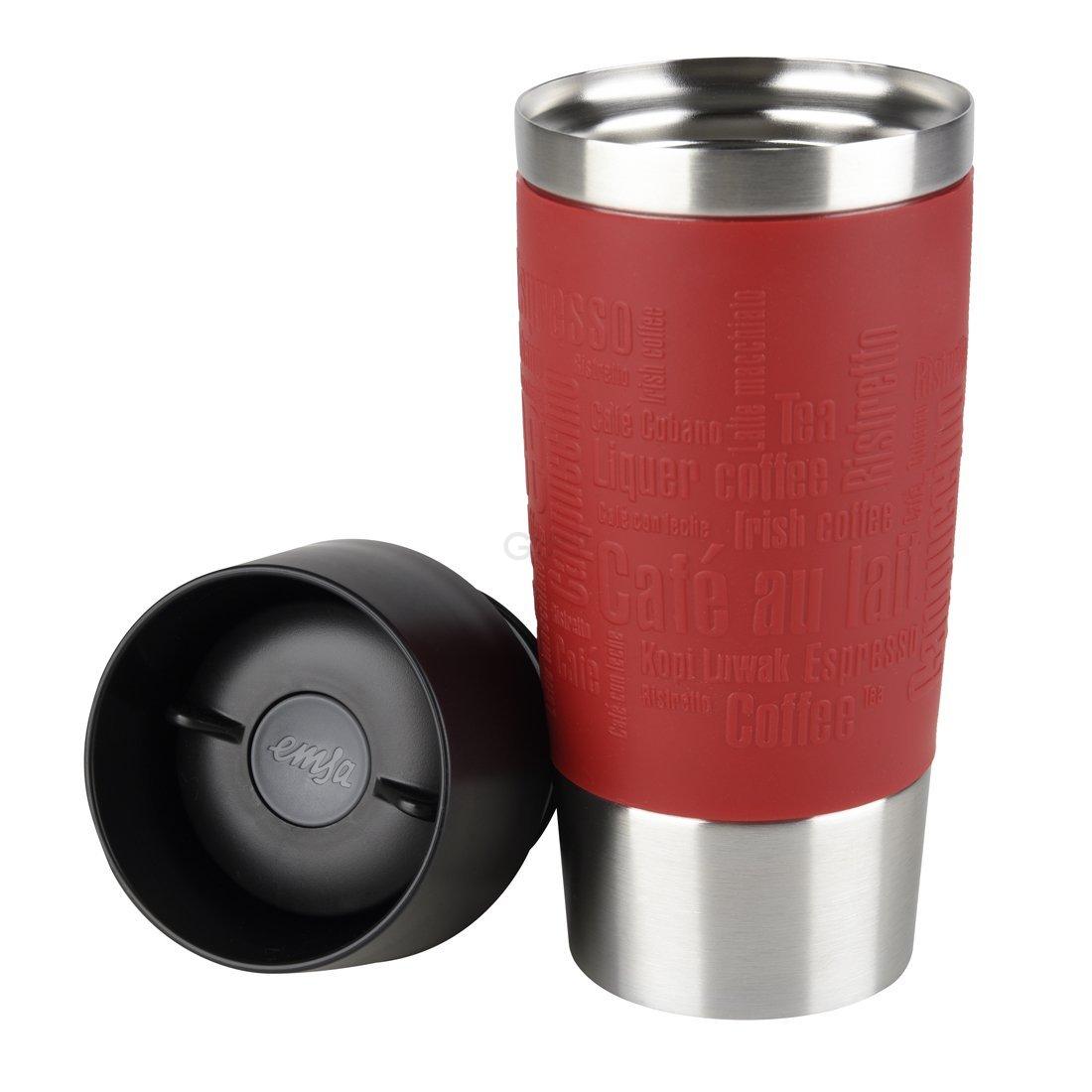 Термокружка 0.36 л червоний Travel Mug Emsa | https://grandposuda.com.ua