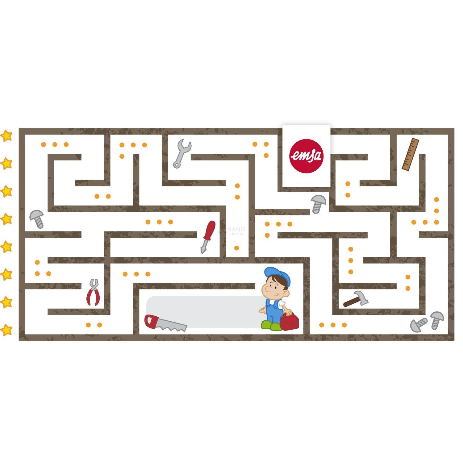 Фляга дитяча 0,4 л Kids Labyrinth Boy Emsa | https://grandposuda.com.ua