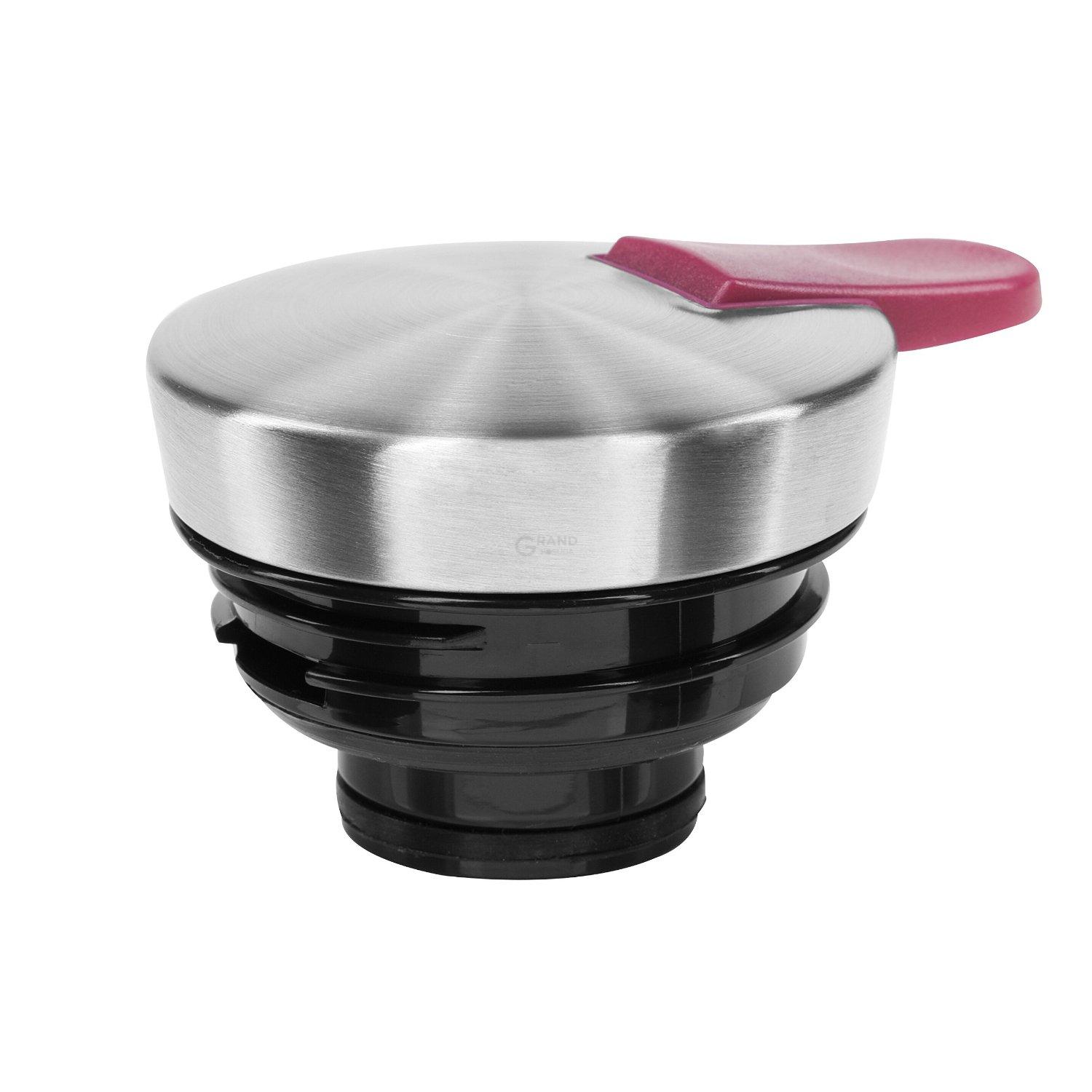 Термос-чайник 1,5 л малина Soft Grip Emsa | https://grandposuda.com.ua