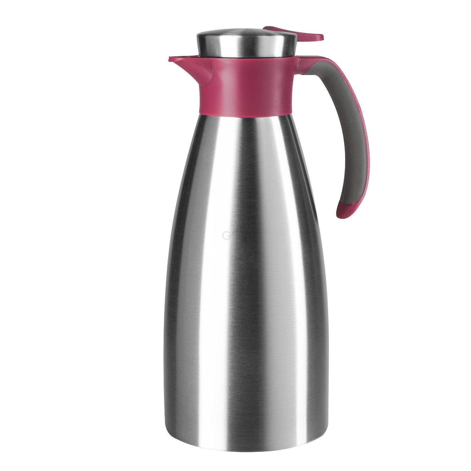 Термос-чайник 1,5 л малина Soft Grip Emsa | https://grandposuda.com.ua