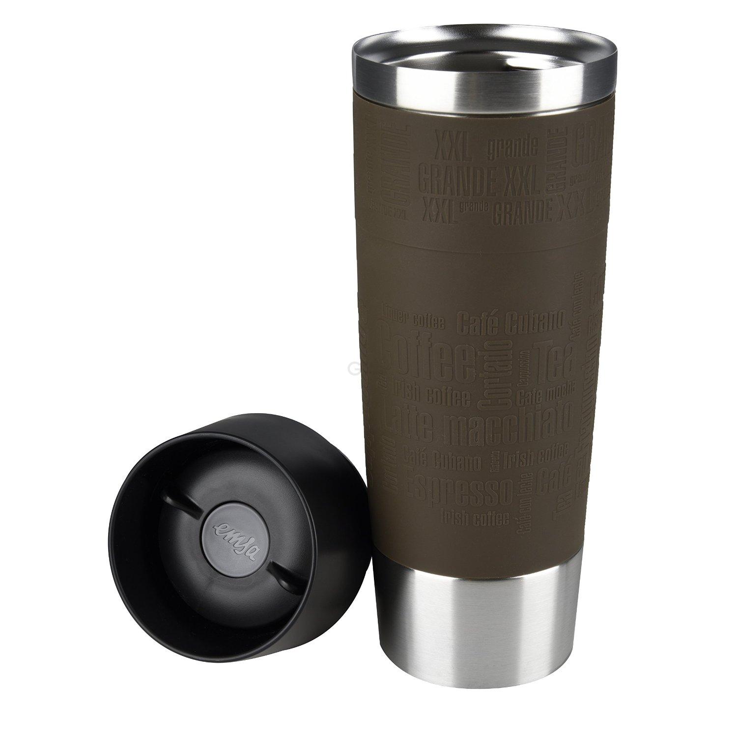 Термокружка 0.5 л коричневий Travel Mug Grande Emsa | https://grandposuda.com.ua