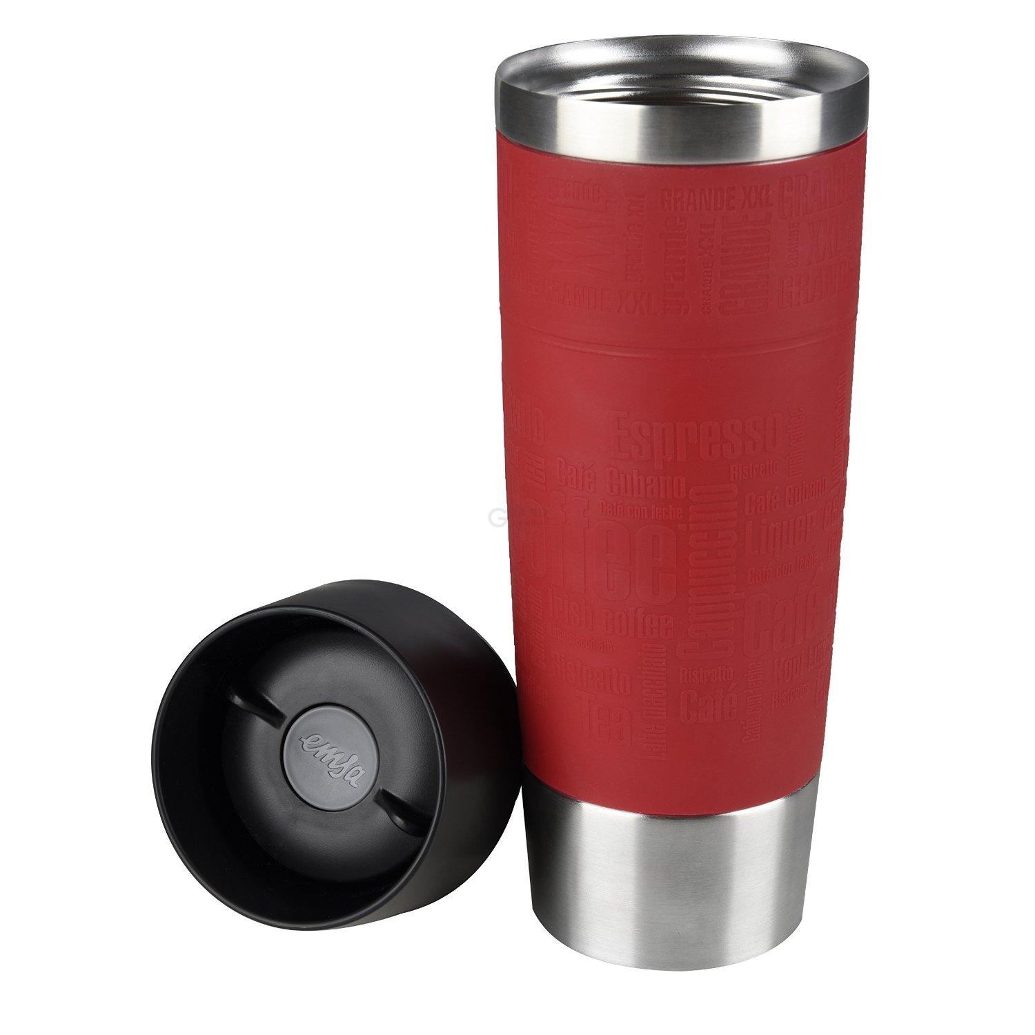 Термокружка 0.5 л красный Travel Mug Grande Emsa | https://grandposuda.com.ua