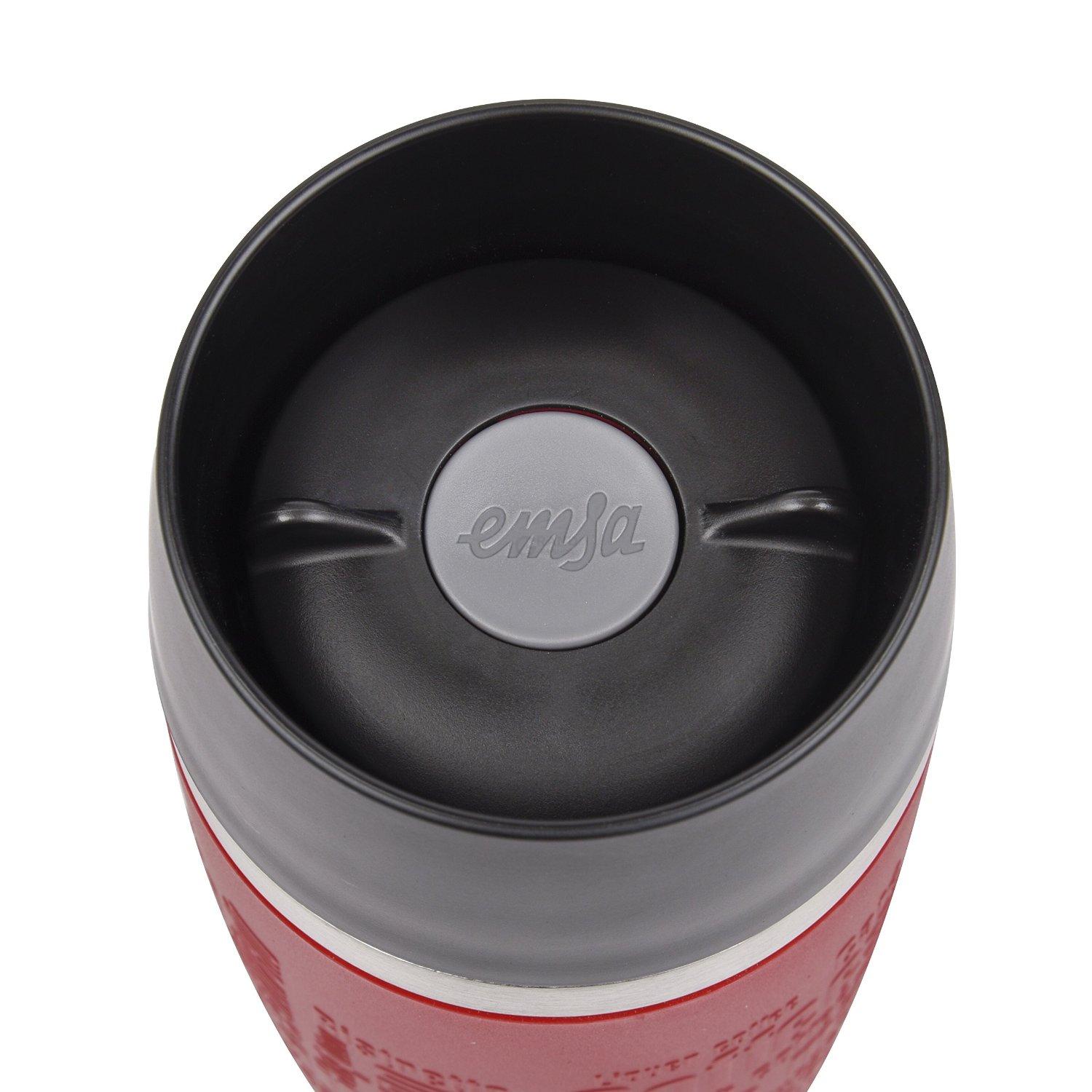 Термокружка 0.5 л красный Travel Mug Grande Emsa | https://grandposuda.com.ua