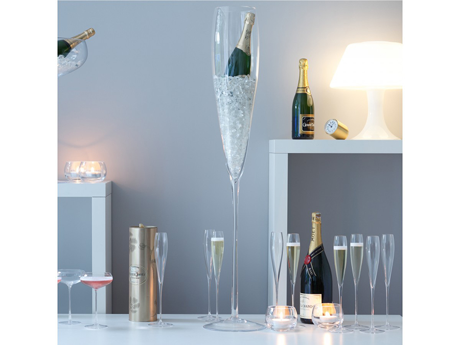 LSA International Набор бокалов-флейт для шампанского 0,16 мл, 4 предмета, Wine | https://grandposuda.com.ua