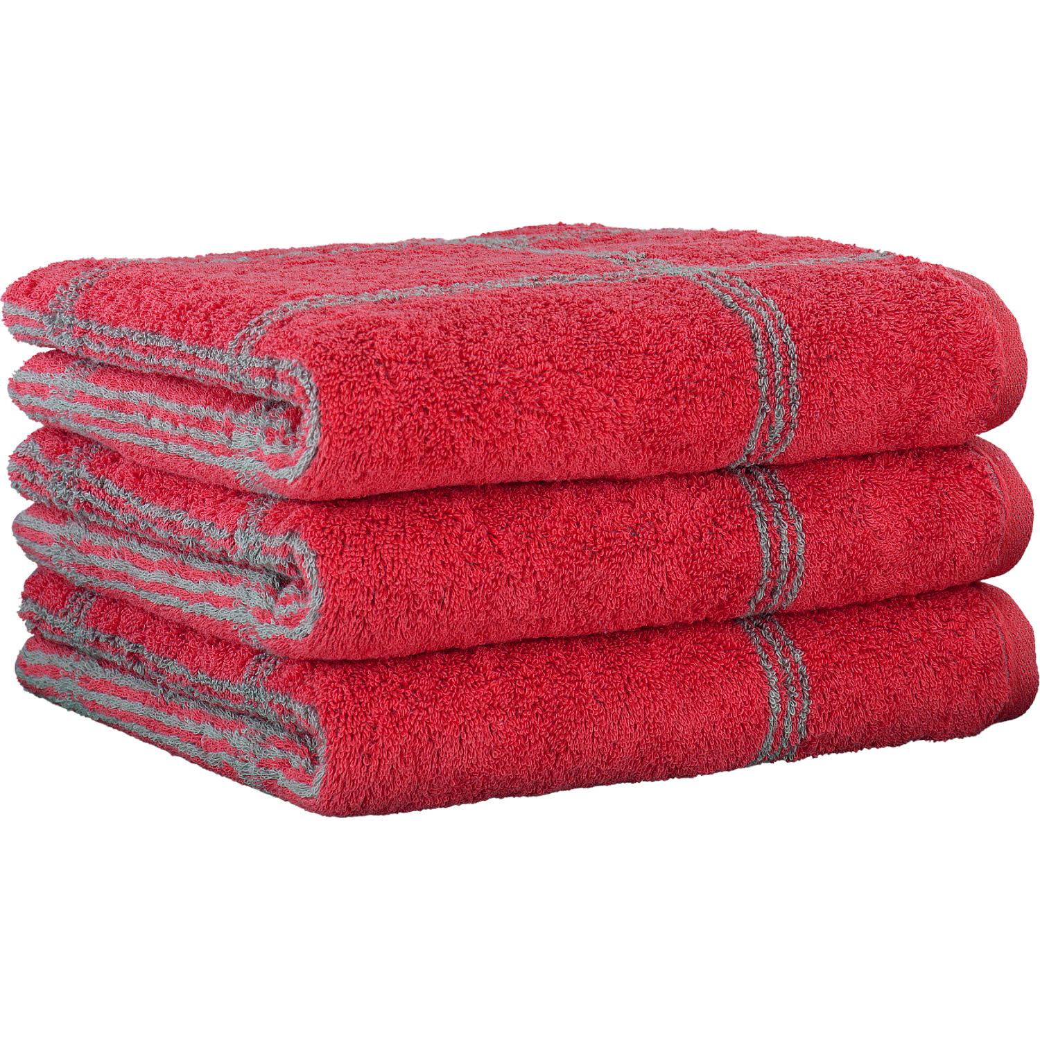 Полотенце для сауны 80 х 200 см Grafik Rot Two-Tone Cawo | https://grandposuda.com.ua