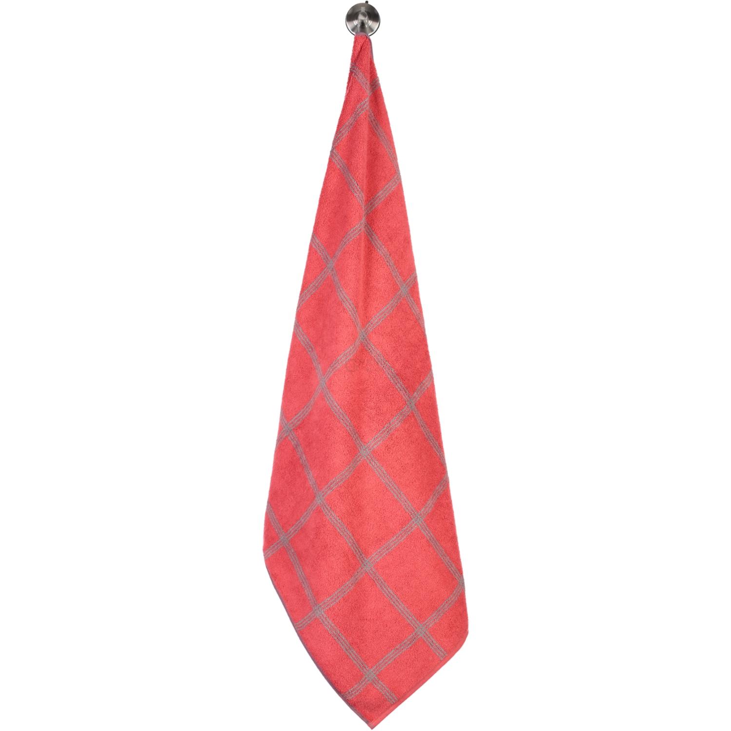 Полотенце для сауны 80 х 200 см Grafik Rot Two-Tone Cawo | https://grandposuda.com.ua