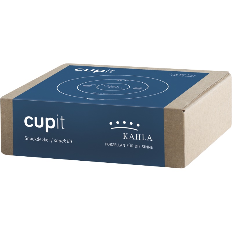 Kahla Кришка для чашки 10 x 2 см для снеків, глибока морська синій Сupit To Go | https://grandposuda.com.ua