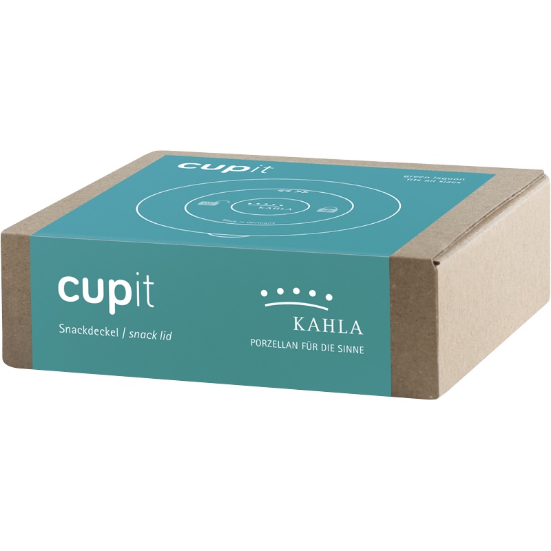 Kahla Крышка для чашки 10 x 2 cм для снеков, зеленая лагуна Сupit To Go | https://grandposuda.com.ua
