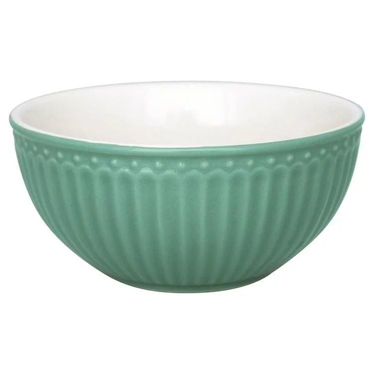 GreenGate Пиала 14 см, зеленая Alice | https://grandposuda.com.ua
