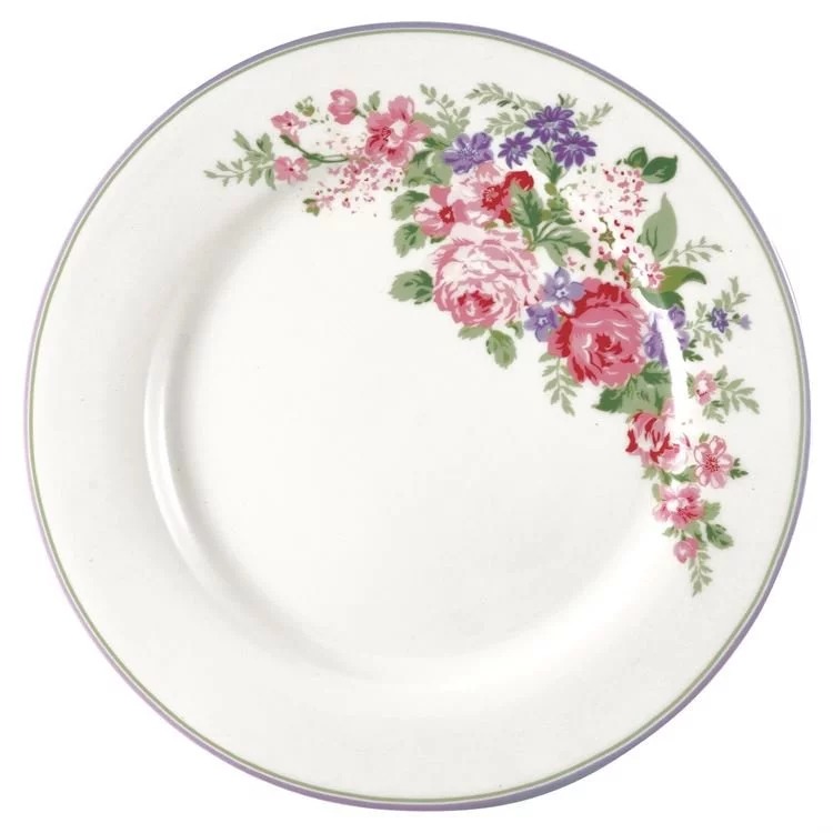 GreenGate Тарелка 25,3 см Rose & Maggie | https://grandposuda.com.ua