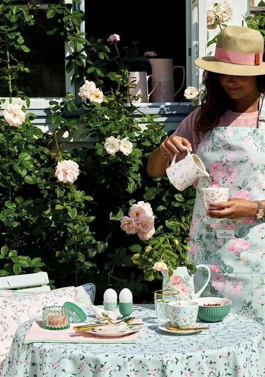 GreenGate Кувшин 1 л, зеленый Alice | https://grandposuda.com.ua