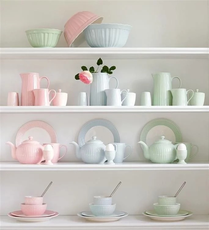 GreenGate Заварочный чайник 1 л, светло-голубой Alice | https://grandposuda.com.ua