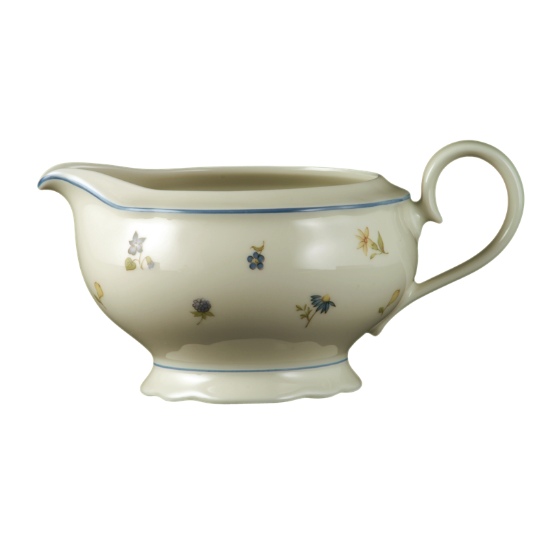 Seltmann Weiden Соусник 0.60 л Streublume blauer Rand Marie-Luise | https://grandposuda.com.ua