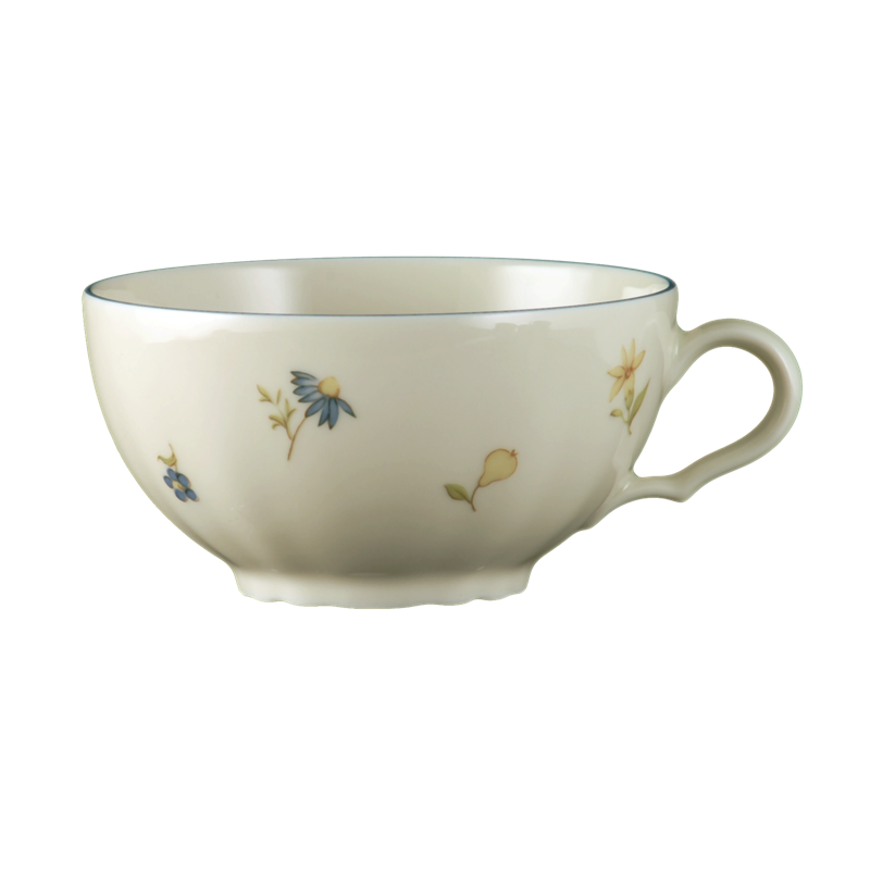 Seltmann Weiden Чашка для чаю 0.21 л Streublume blauer Rand Marie-Luise | https://grandposuda.com.ua