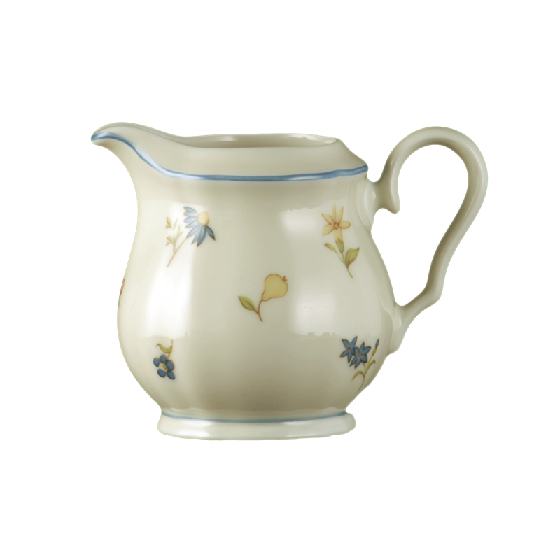 Seltmann Weiden Молочник на 2 перосни 0.14 л Streublume blauer Rand Marie-Luise | https://grandposuda.com.ua