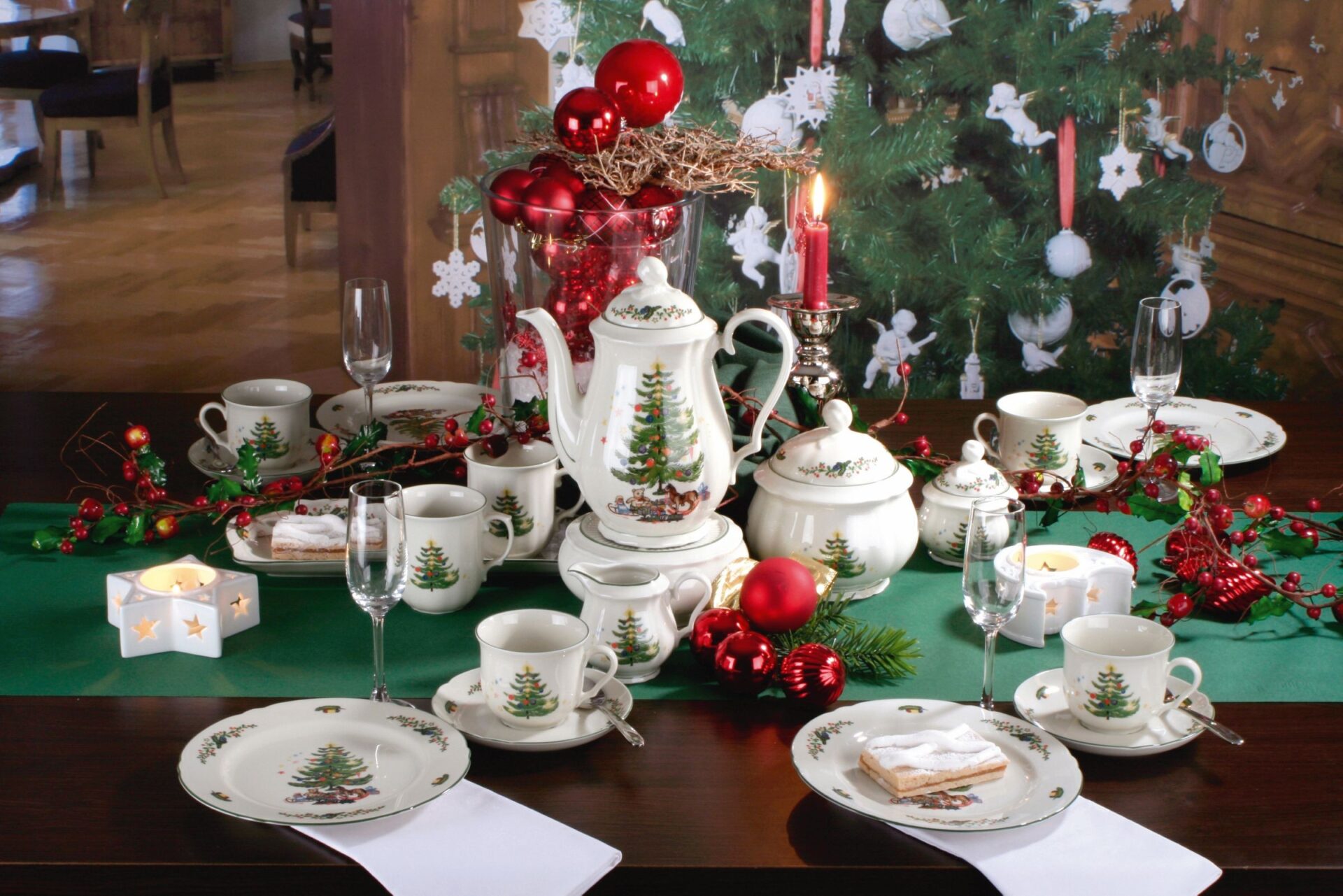 Seltmann Weiden Підставка-підігрівач для чайника 16 х 8 см Weihnachten Marie-Luise | https://grandposuda.com.ua