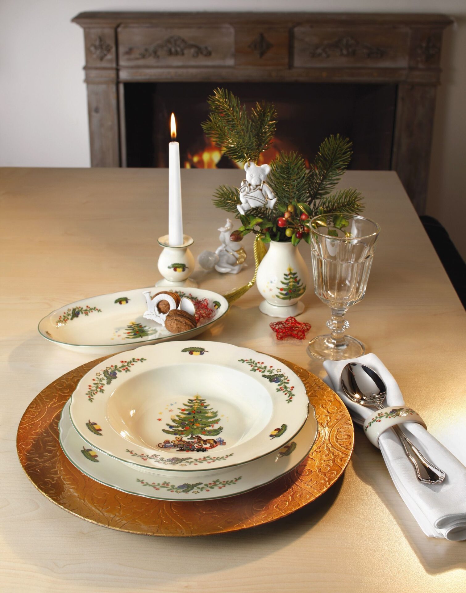 Seltmann Weiden Тарілка для супу 23 см Weihnachten Marie-Luise | https://grandposuda.com.ua