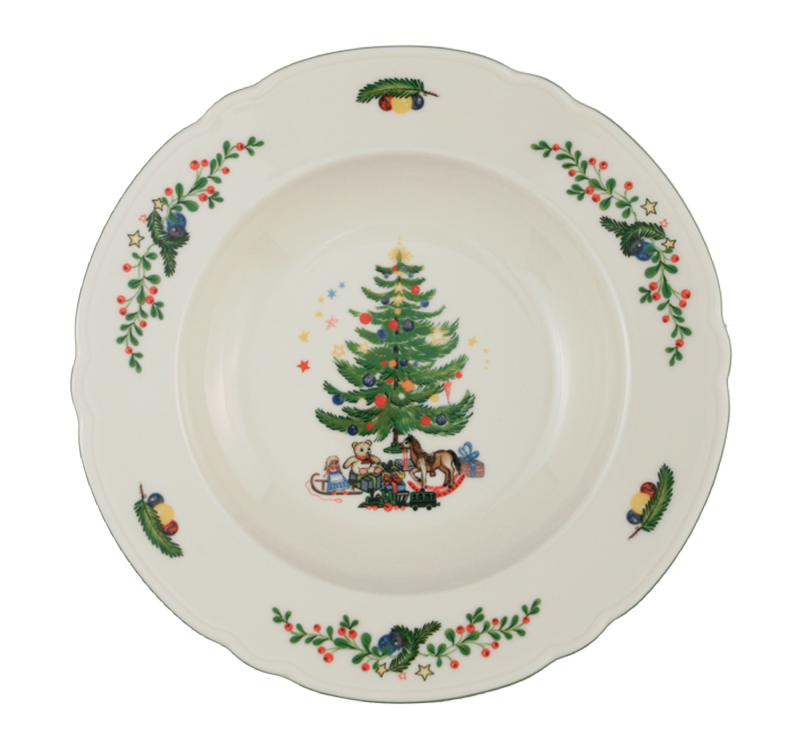 Seltmann Weiden Тарілка для супу 23 см Weihnachten Marie-Luise | https://grandposuda.com.ua