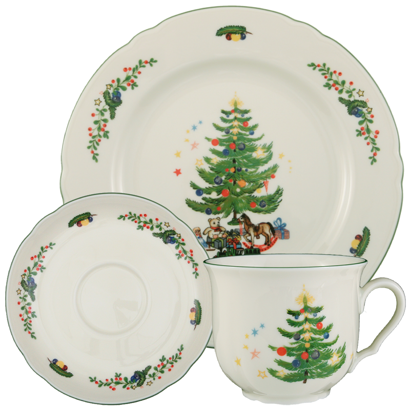 Seltmann Weiden Кавовий сервіз 18 предметів Weihnachten Marie-Luise | https://grandposuda.com.ua