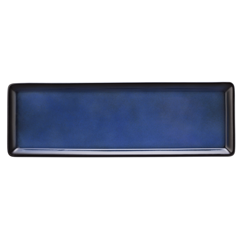Seltmann Weiden Блюдо прямокутне 32.5 х 10.8 см Royal Blau Fantastic | https://grandposuda.com.ua