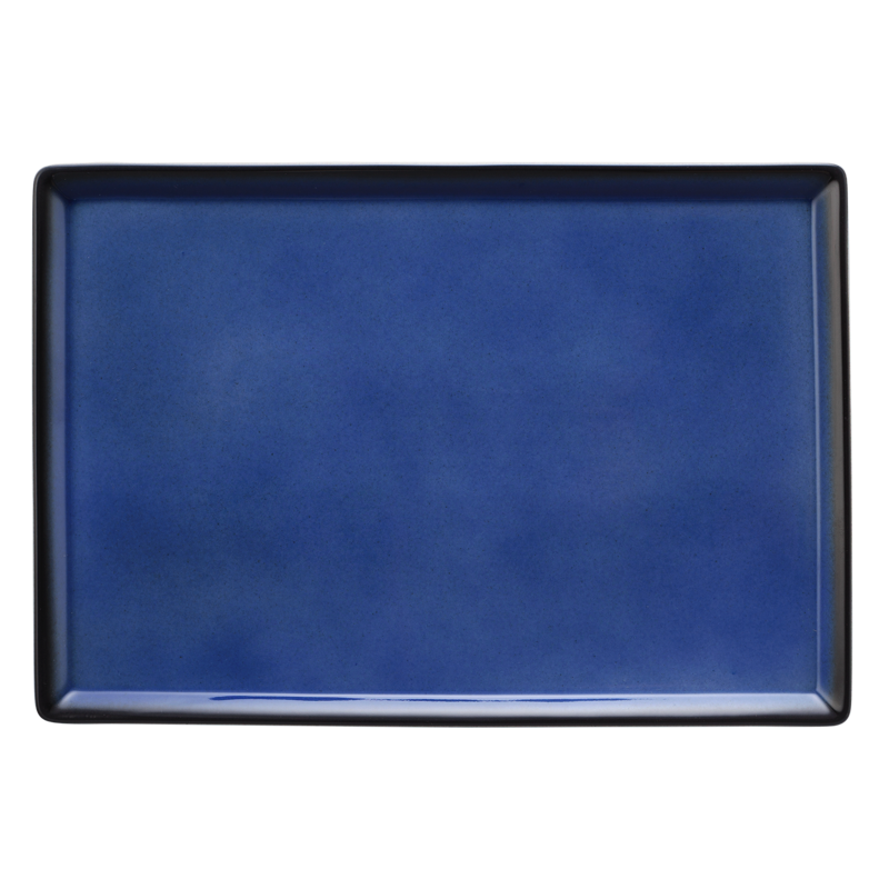 Seltmann Weiden Блюдо прямокутне 32.5 х 22.4 см Royal Blau Fantastic | https://grandposuda.com.ua