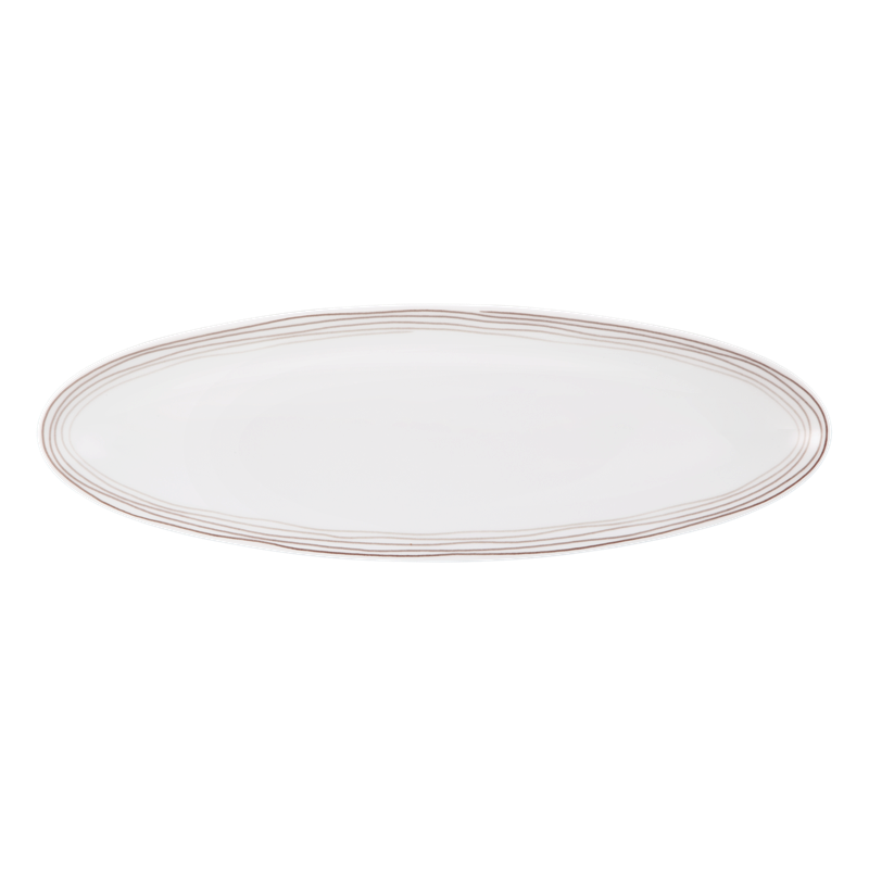 Seltmann Weiden Блюдо сервировочное 35 x 12 см овальное Ammonit Fashion | https://grandposuda.com.ua