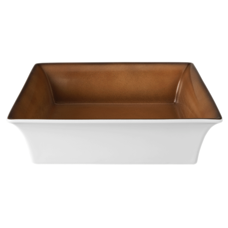 Seltmann Weiden Чаша квадратна 25 см Caramel Fantastic | https://grandposuda.com.ua