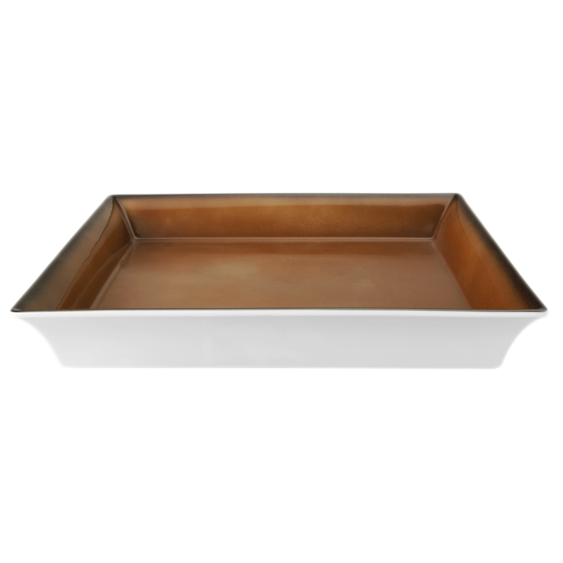 Seltmann Weiden Чаша квадратна 35 см Caramel Fantastic | https://grandposuda.com.ua