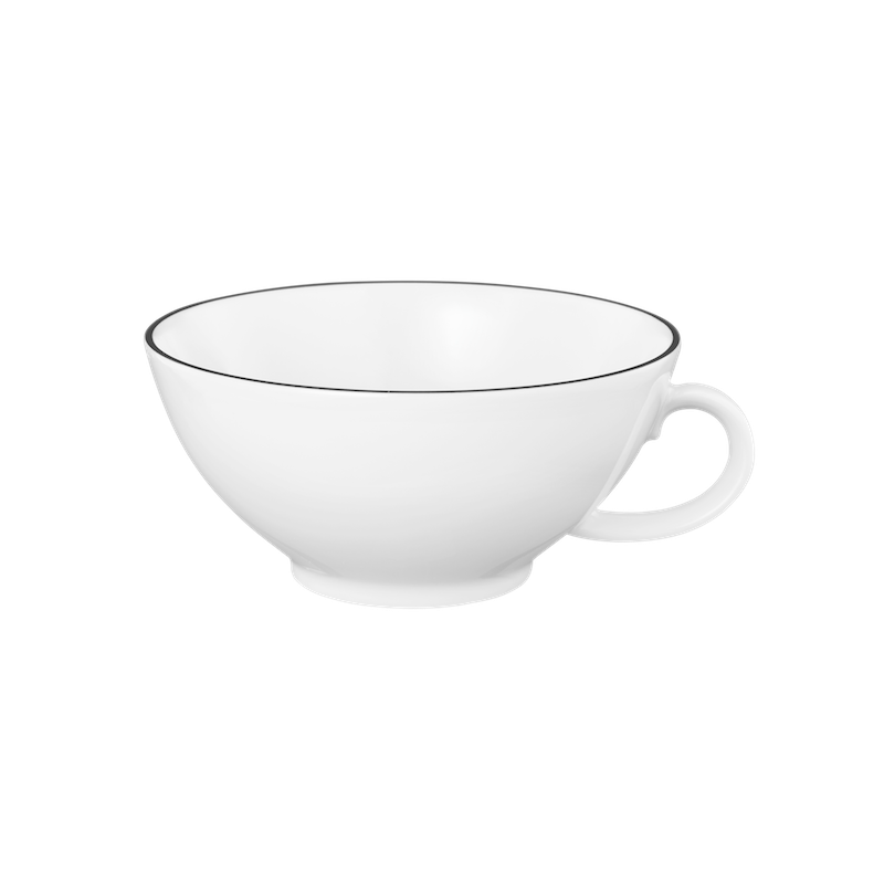Seltmann Weiden Чашка для чаю 0.14 л Black Line Lido | https://grandposuda.com.ua