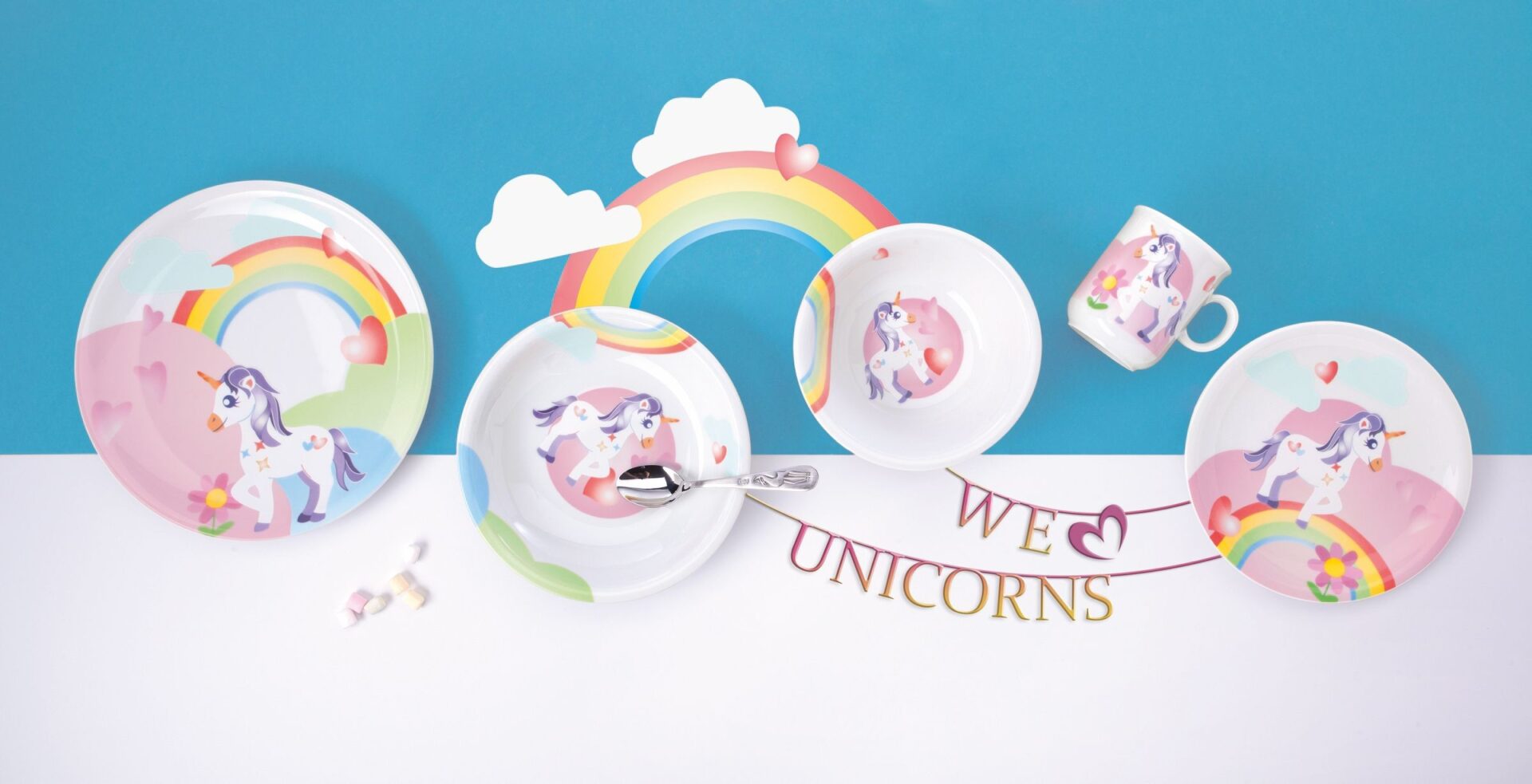 Seltmann Weiden Тарелка детская 25 см Mein kleines Einhorn Compact | https://grandposuda.com.ua