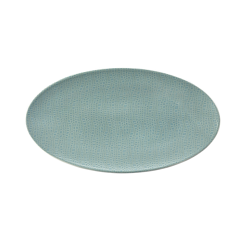 Seltmann Weiden Блюдо овальне 33x18 см Fashion Green Chic | https://grandposuda.com.ua