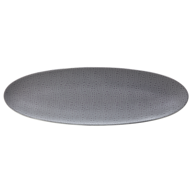 Seltmann Weiden Блюдо овальне 44x14 см Fashion Elegant Grey | https://grandposuda.com.ua