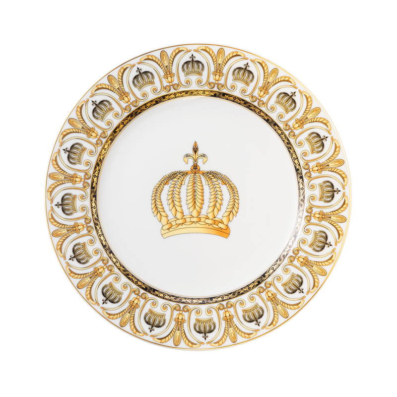 Seltmann Weiden Обідня тарілка 25 см, біла Pompöös | https://grandposuda.com.ua