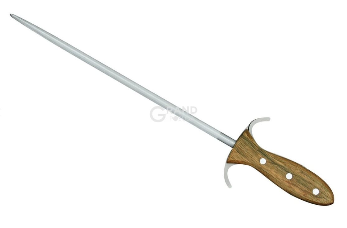 Мусат для заточення ножів DArtagnan 32 см Alpha Barrel Oak Guede | https://grandposuda.com.ua