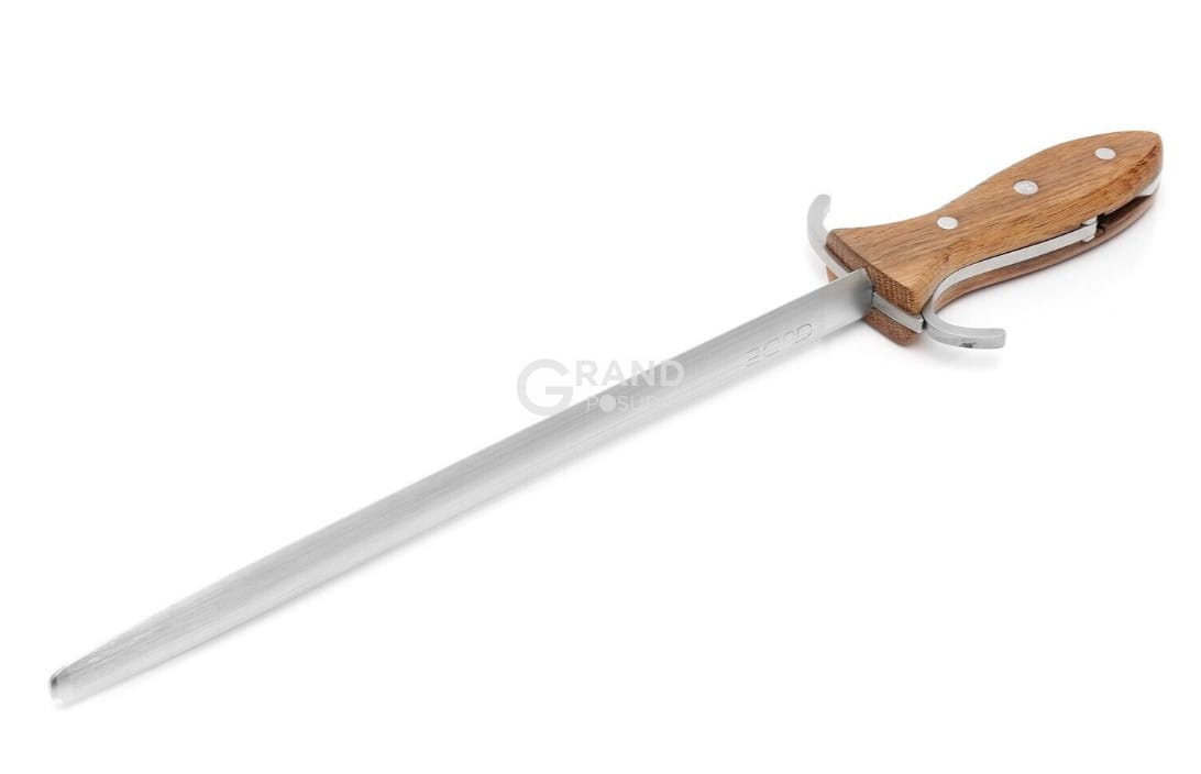 Мусат для заточення ножів DArtagnan 32 см Alpha Barrel Oak Guede | https://grandposuda.com.ua