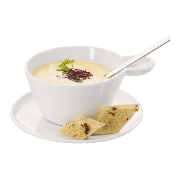 ASA-Selection Пиала для супа / бульона с блюдцем и ложкой Multicup & Spoon | https://grandposuda.com.ua