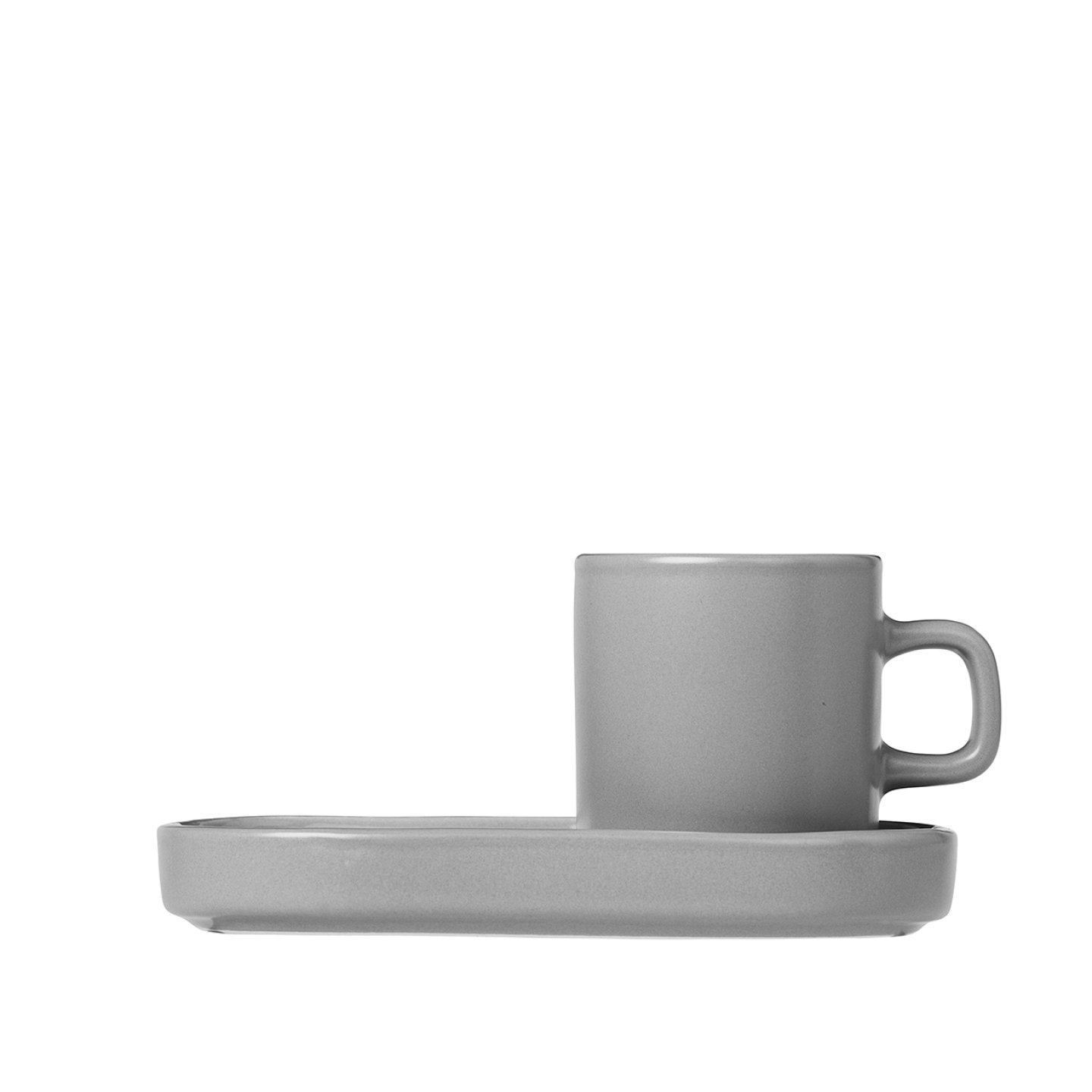 Blomus Кавова пара для еспресо 0.25 л Mirage Grey Mio | https://grandposuda.com.ua