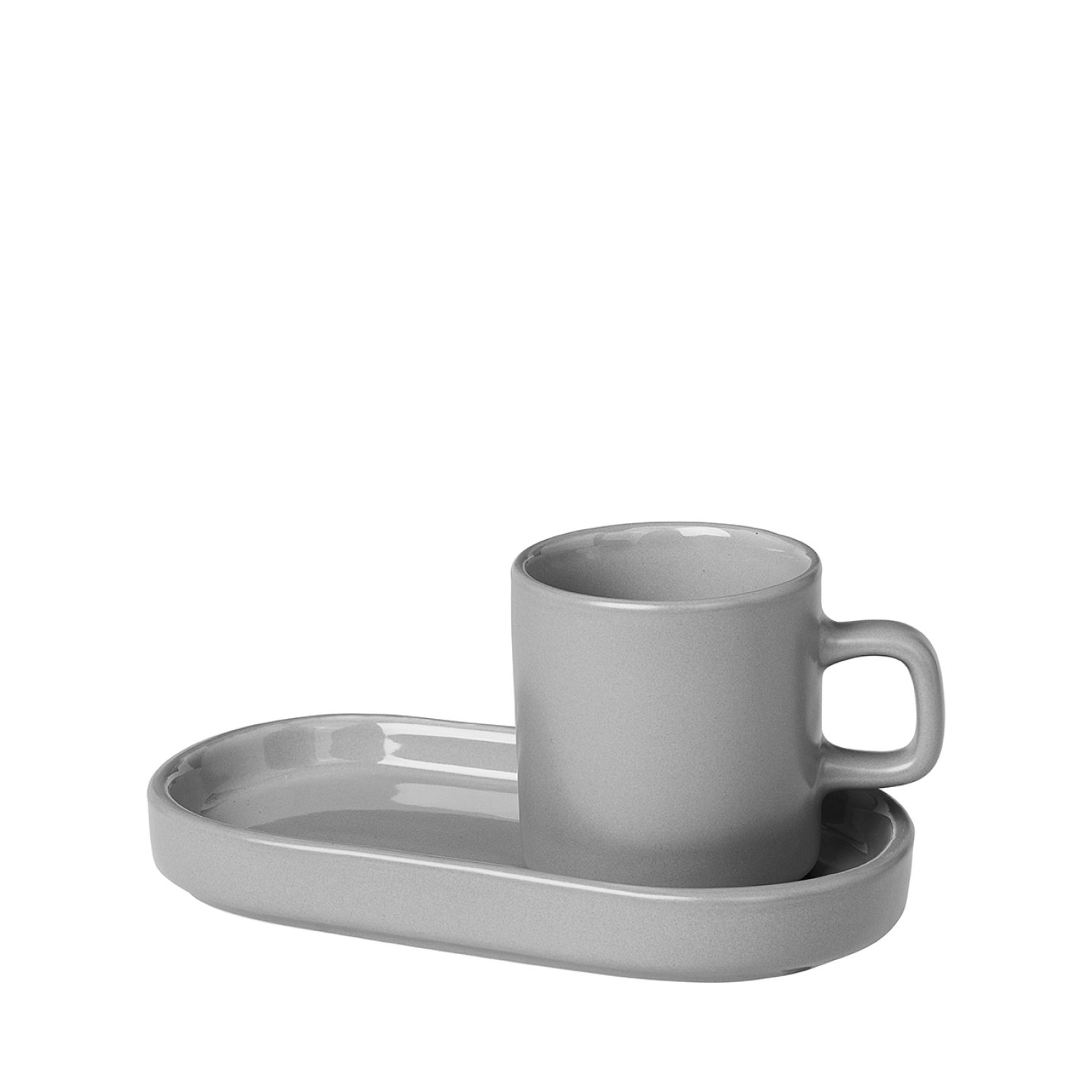Blomus Кавова пара для еспресо 0.25 л Mirage Grey Mio | https://grandposuda.com.ua