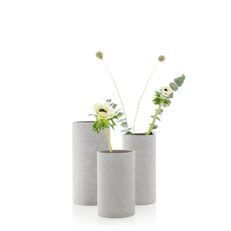 Blomus Ваза 20 см светло-серая S Coluna Blomus Ваза 20 см светло-серая S Coluna | https://grandposuda.com.ua